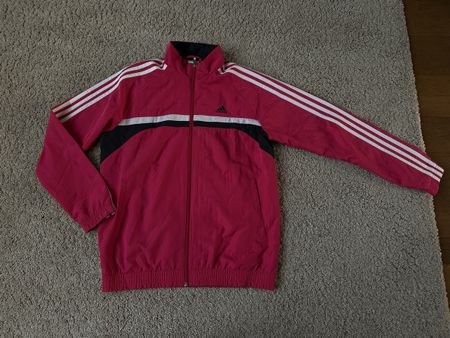 Retro Adidas Jacket / Trainingsjacke pink Gr. S