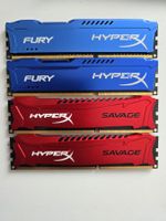16GB (4x4GB) Kingston HyperX DDR3 1600MHz RAM Set