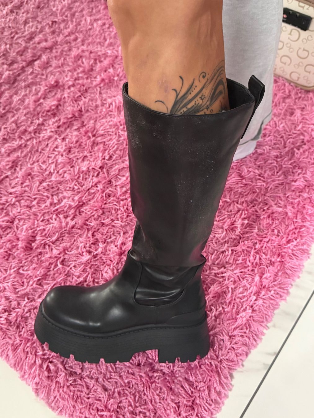 Pull&Bear Scarpe da donna: PULL & BEAR SCHWARZE PLATEAU-STIEFEL GR 39 – Nuovo (secondo la descrizione) da Arch venduto da ellaisa84 1