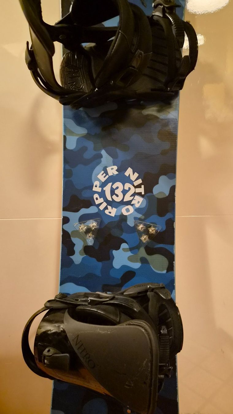 Snowboard Nitro Boards: Nitro Snowboard 132cm inkl. Bindung – D'occasion à Oberrieden par Raja011 3