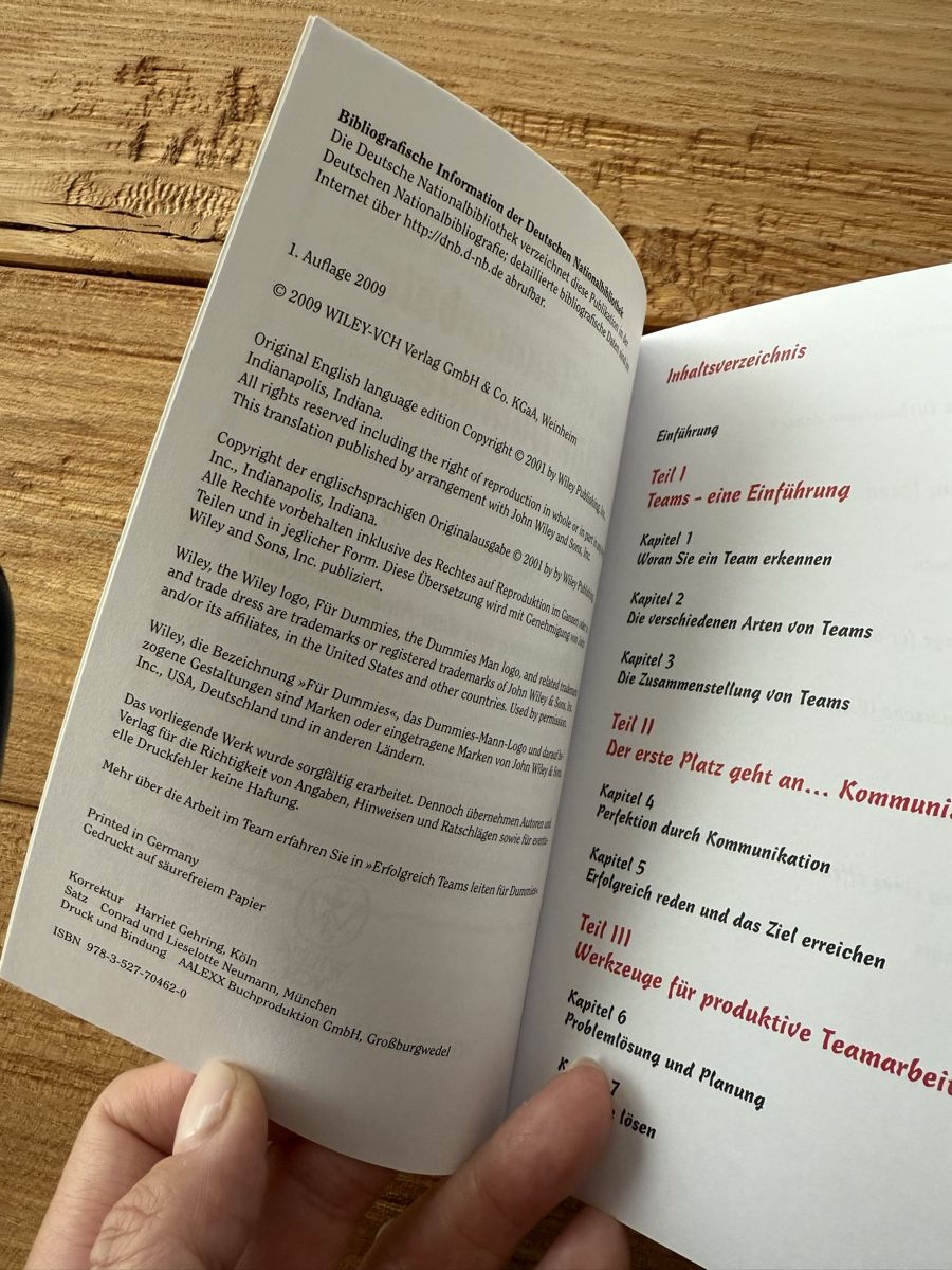 Bücher: Gute Teamarbeit für Dummies - Pocketbuch – Neu (gemäss Beschreibung) aus Rotkreuz von Herbsttraum 4