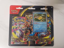 Pokémon Mega Evolution – Enton/Psyduck 3-Blister EN Sealed