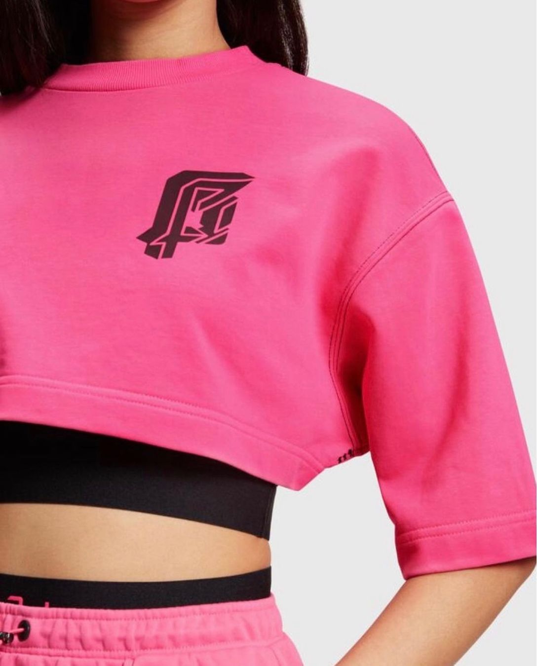 Esprit Blusen, T-Shirts & Tops: 2-in-1 Sweat Set: Pink mit Logo-Print – Neu und originalverpackt aus Wittenbach von bes_k8vr 2