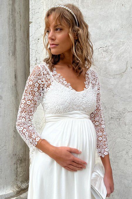 Kleider: Umstandsbrautkleid 38 – Neu (gemäss Beschreibung) aus Glarus von Mckie