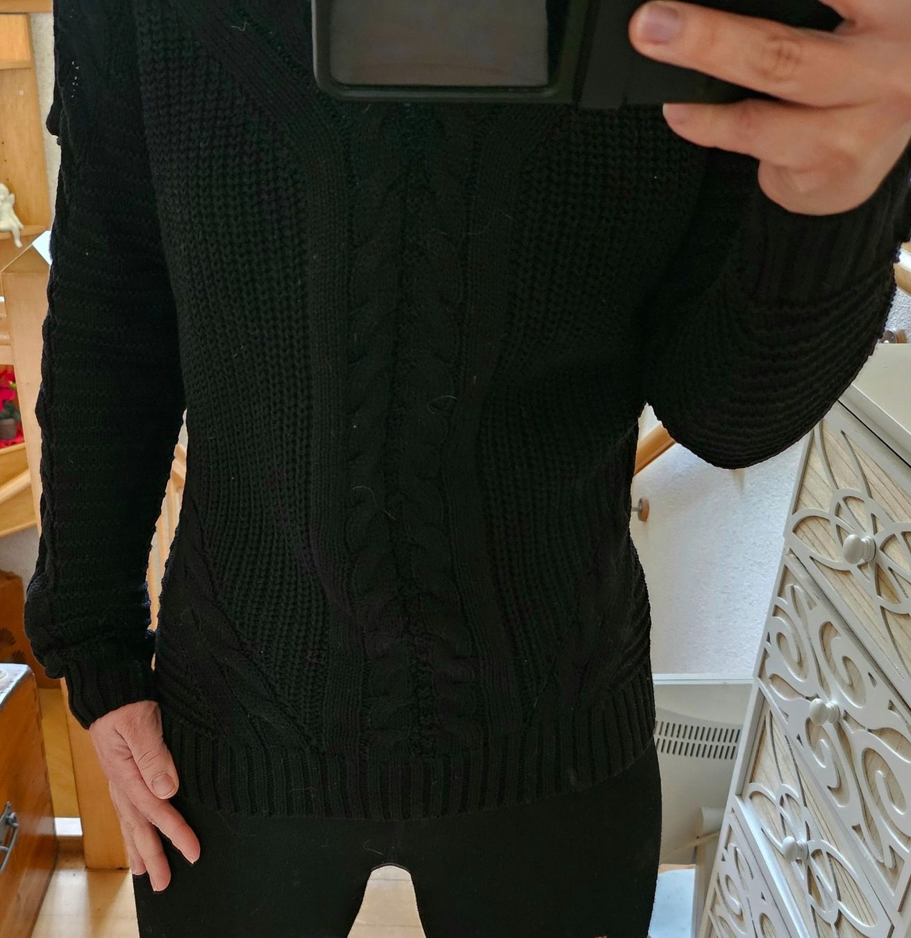 Pullover & Sweatshirts: Pullover Strick Zopfmuster,freie Schultern,Gr. S,NP 80.-,NEU – Neu (gemäss Beschreibung) aus Siblingen von Vany_McDougall 3