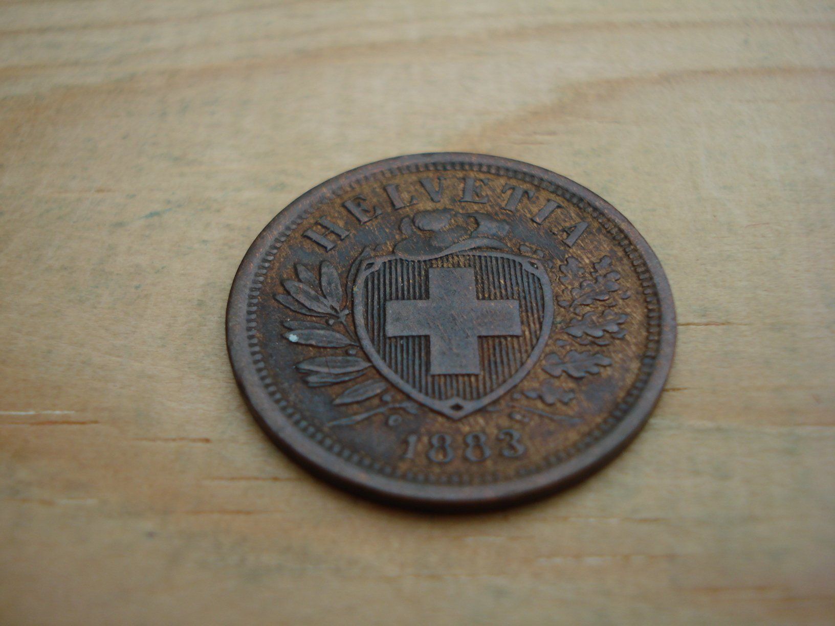 Toutes les monnaies: (D1) Départ 1 CHF 2 Rappen 1883 – D'occasion à Erlach par Net-Coins