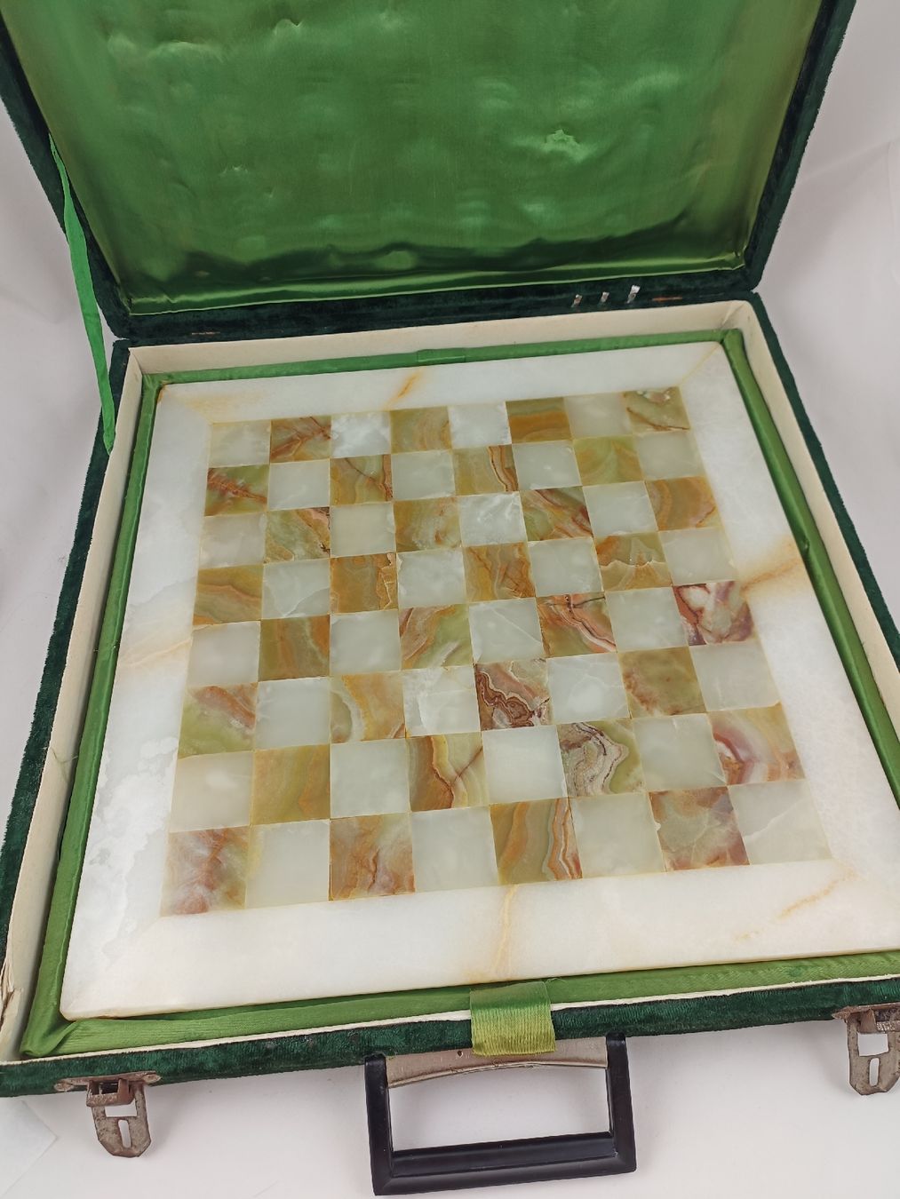Spiele: Exklusives Rarität Schachset Marmor "Cherry" – Gebraucht aus Steffisburg von ZeitReise_ 1