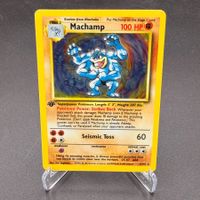 Pokémon Machamp 8/102 – 1st Edition Holo – Englisch