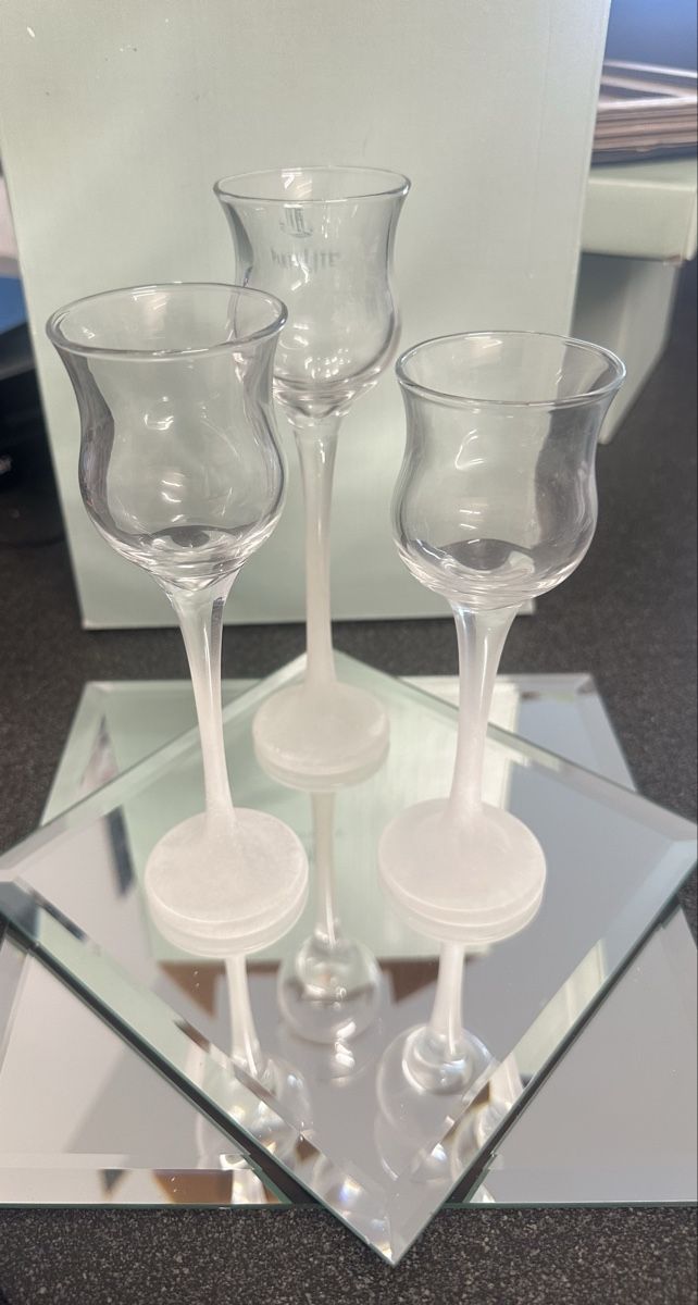 Partylite Tutte le decorazioni: 2 Glasplatten mit 3 Kerzenhalter – Usato da Rietheim venduto da Hirtdm