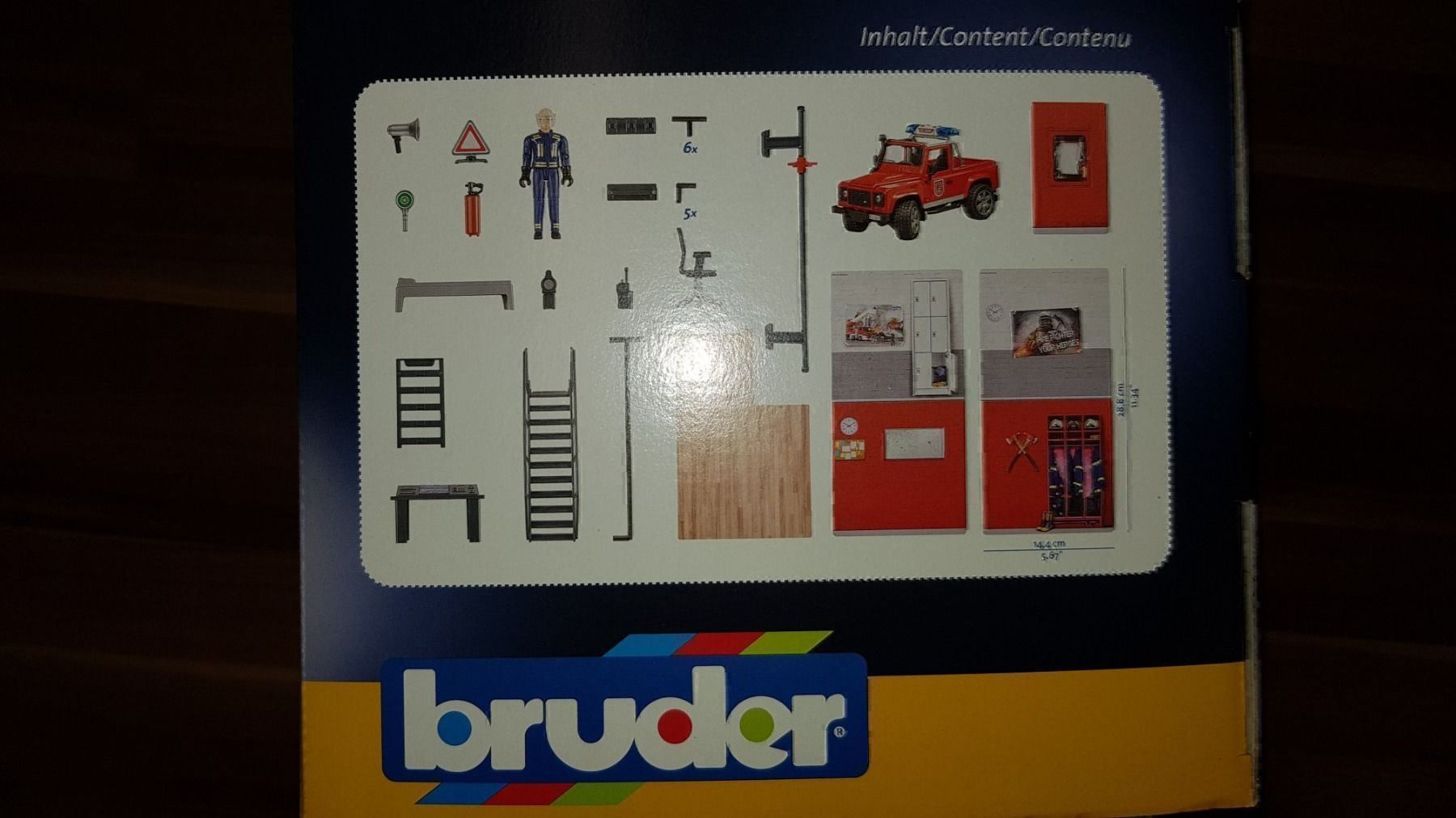 Bruder Giocattoli: Bruder Feuerwehrstation – Nuovo e nell'imballaggio originale da Schwarzenburg venduto da flamingo1970 2
