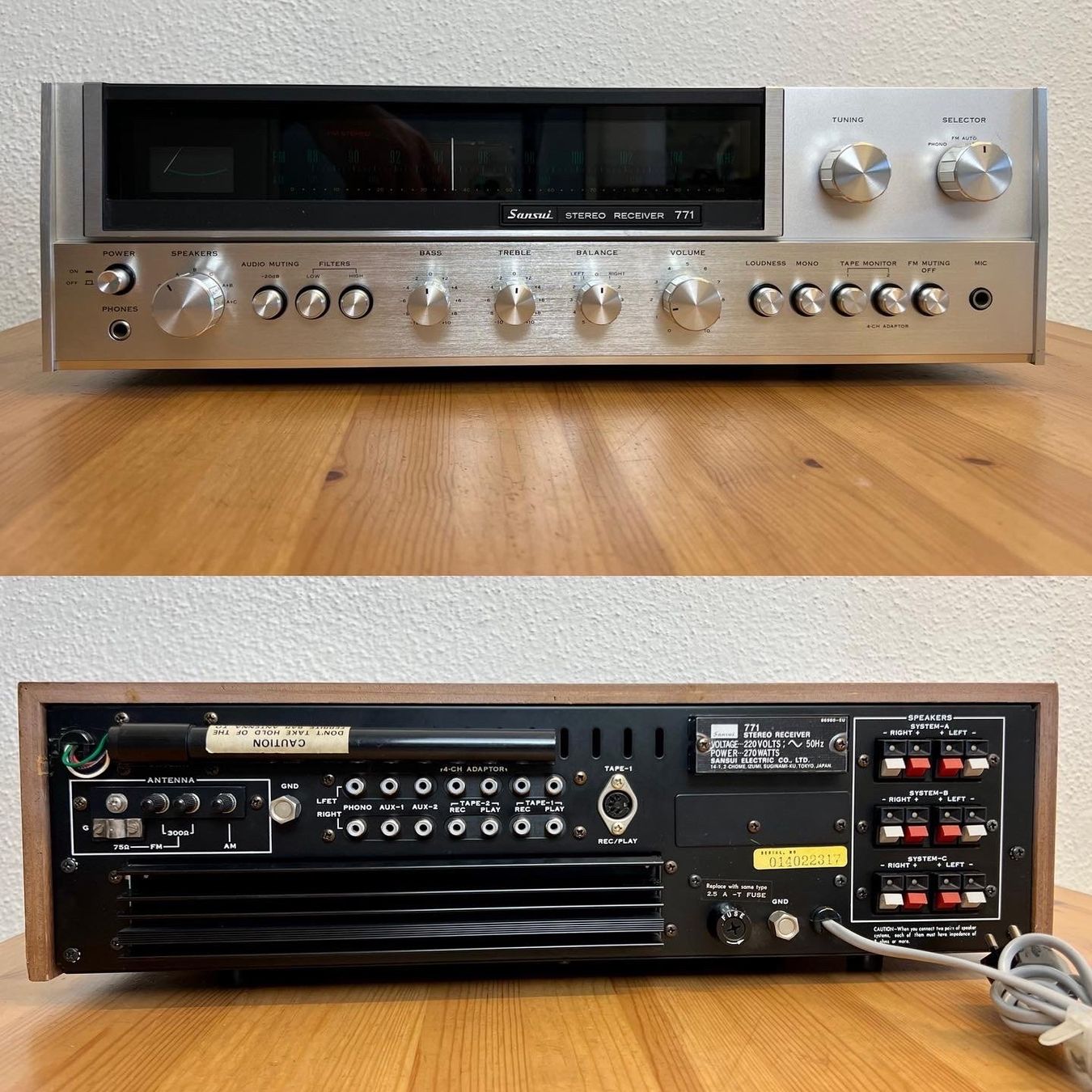 Sansui Receiver: Sansui 771 - Revidiert! – Gebraucht aus Egg b. Zürich von Frank999 1