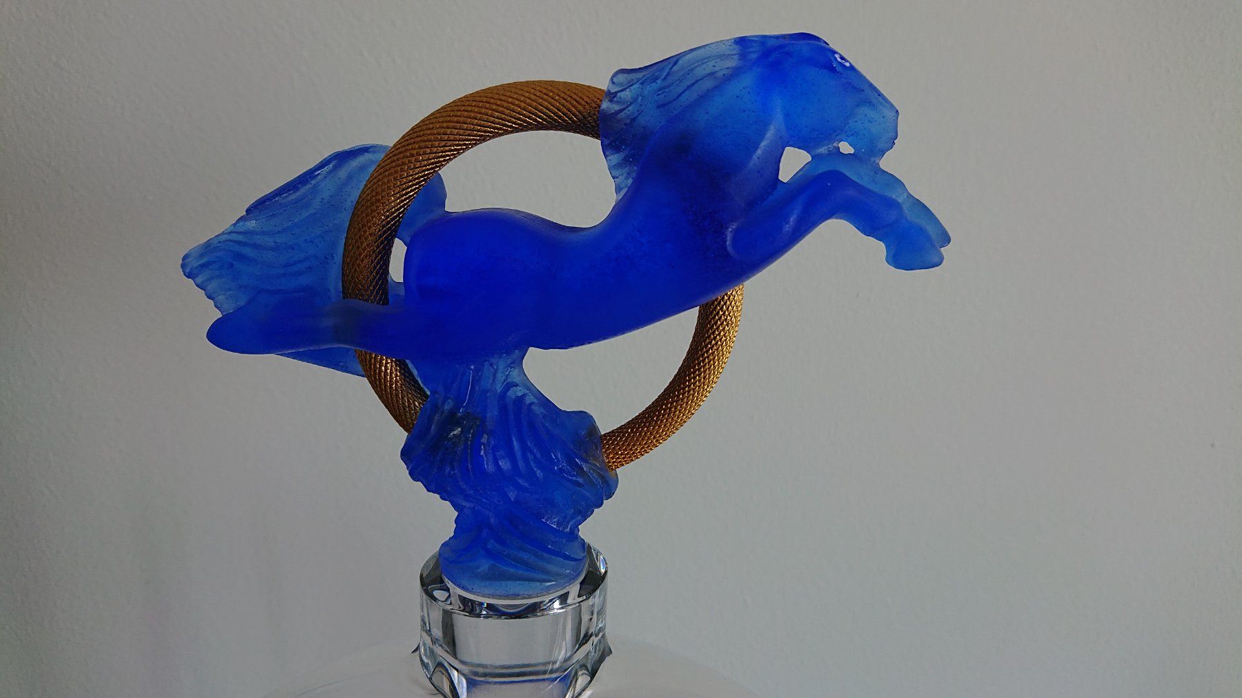 Karaffen: Whisky-Karaffe Daum Carafe de Torques, Jumping Horse – Gebraucht aus Fischenthal von luc_82dg 1
