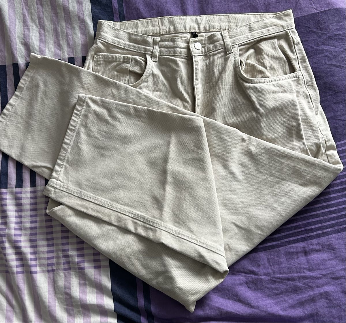 Jeans: Beige Baumwolle Jeans – Usato da Zürich venduto da ElsterAuge7