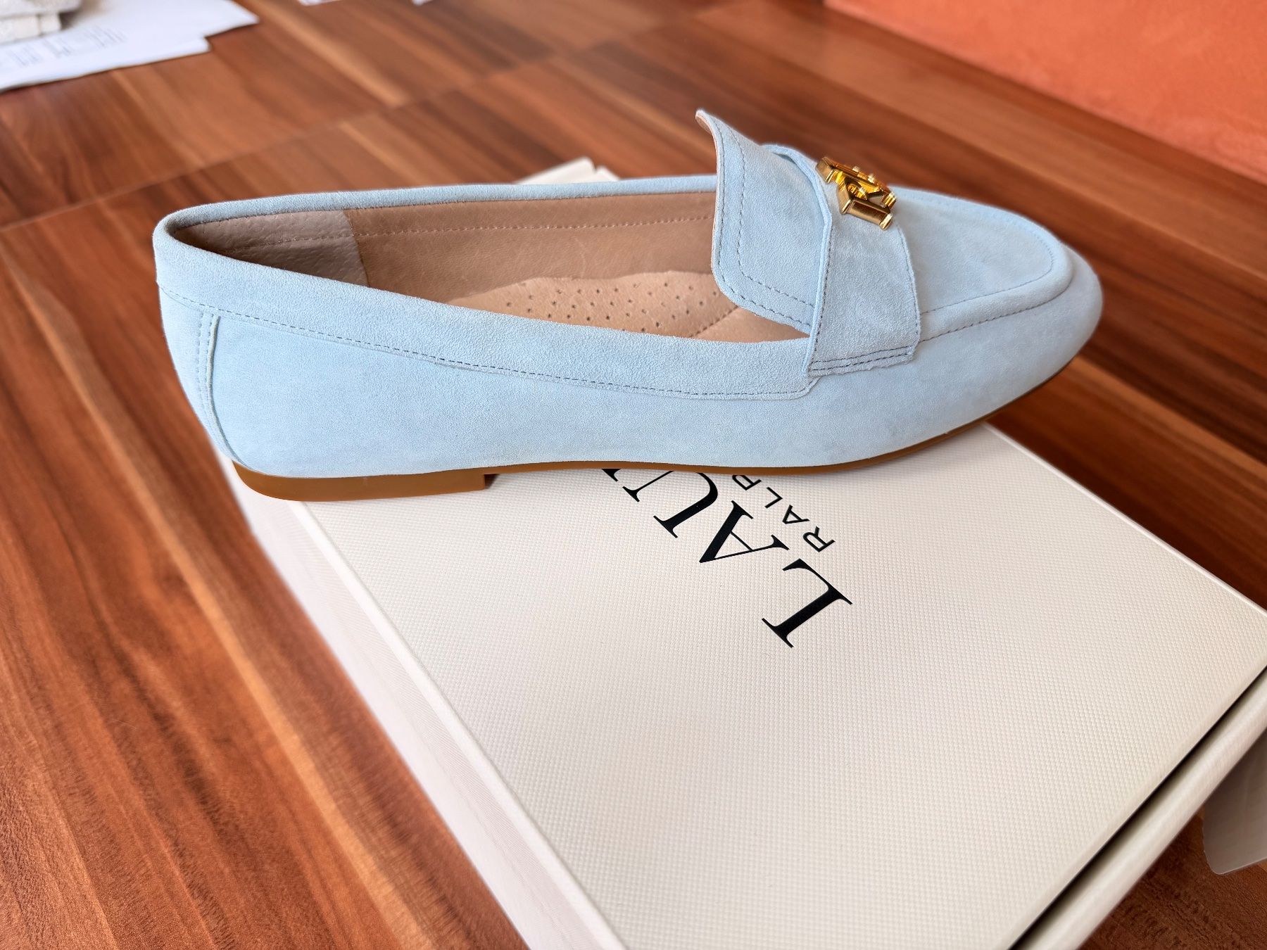 Ralph Lauren Scarpe da donna: Mocassins Ralph Lauren en daim – Nuovo e nell'imballaggio originale da Genève venduto da mag_phh7 1