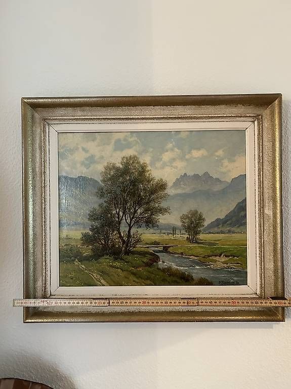 Dipinti: Bild Uznacher Moorlandschaft – Usato da Winterthur venduto da Swiffer1291