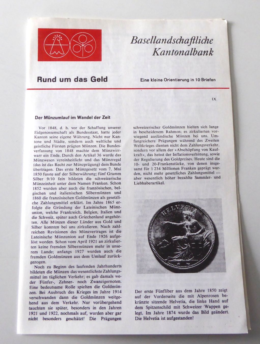 Riviste & Magazine: 10 Hefte à 4 Seiten Rund um das Geld – Usato da Aesch BL venduto da Kauri1 7