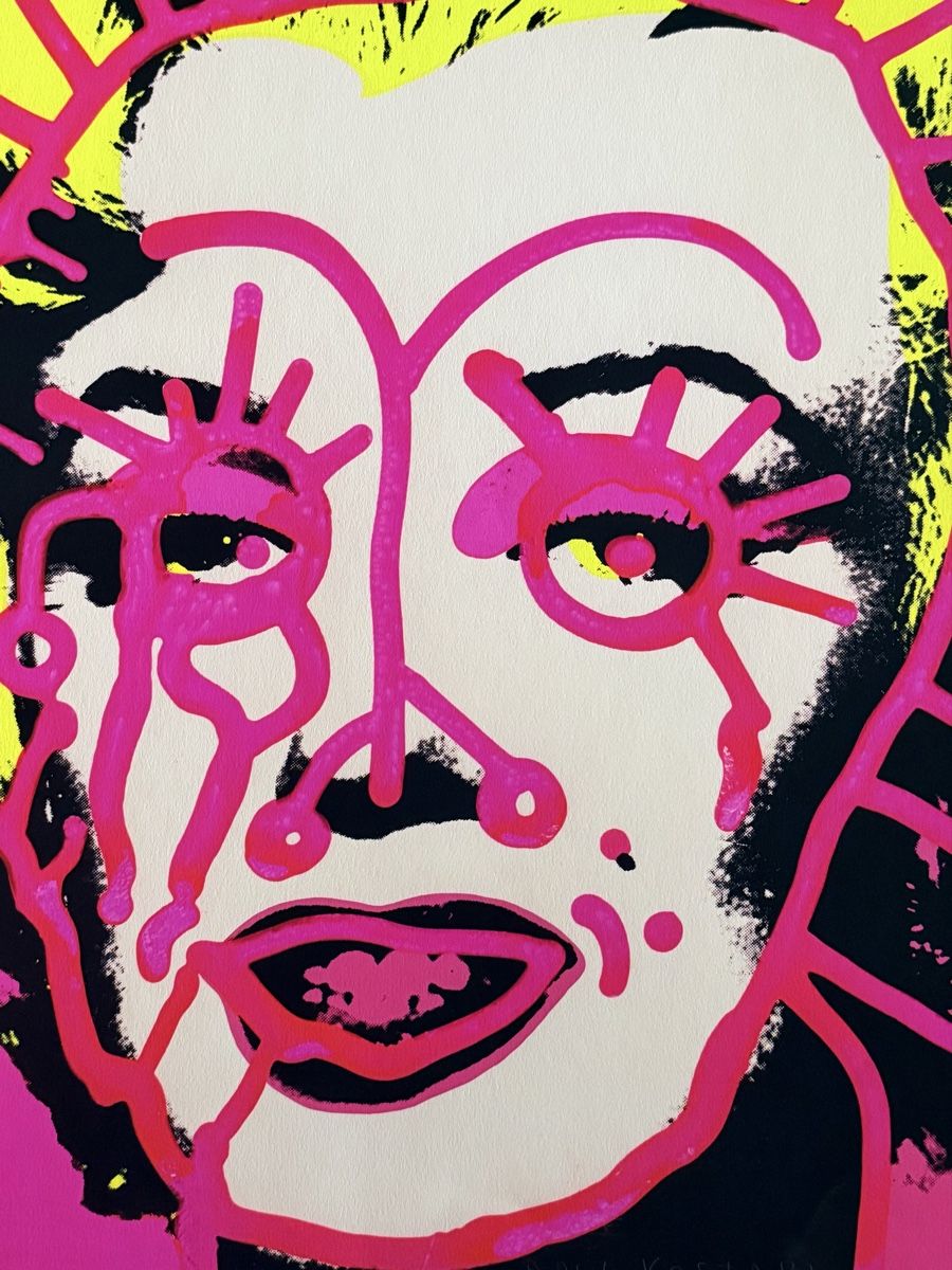 Grafiken & Lithographien: Paul Kostabi - Marilyn Monroe - Farblithographie – Gebraucht aus Solothurn von NUVICO 1