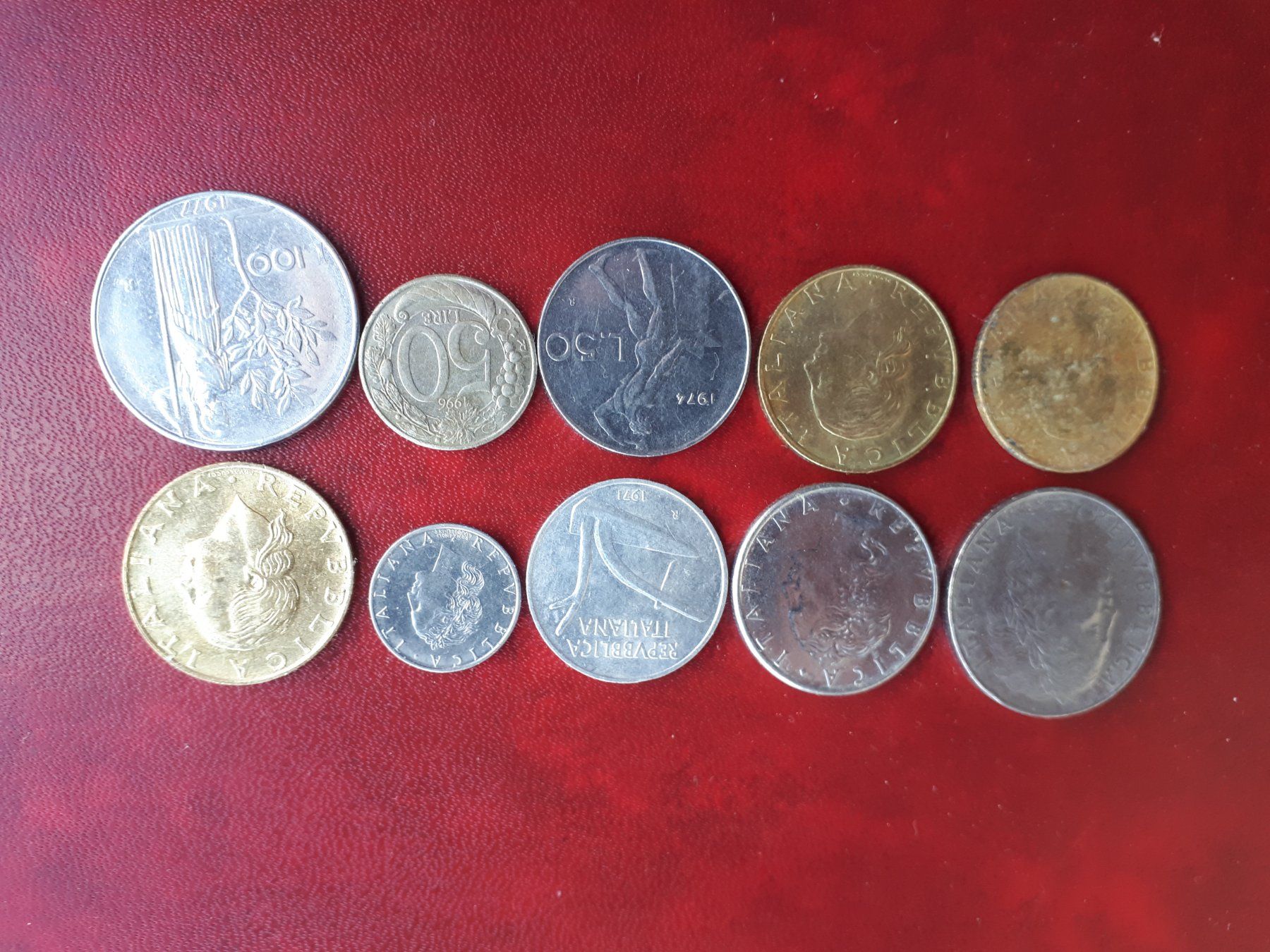 Tutti le monete: Lire Diverse Münzen 10 Stk. – Usato da Dürnten venduto da kuh_7mdq 1