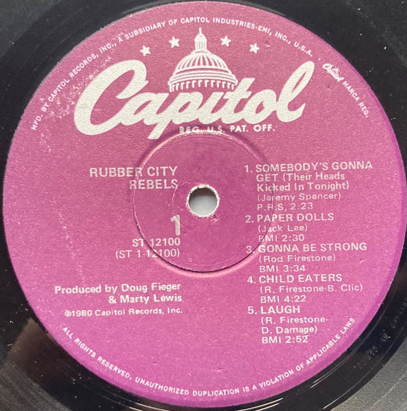 Dischi in vinile: RUBBER CITY REBELS - RUBBER CITY REBELS – Usato da Poliez-Pittet venduto da Newtown-Records 2
