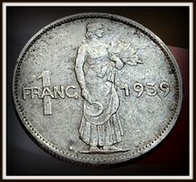 LUXEMBURG 1 FRANC 1939