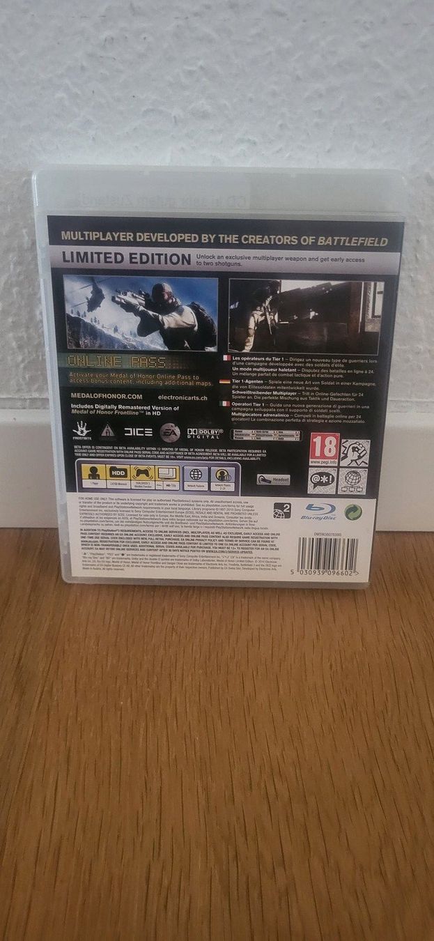 Sony Spiele: PS3 - Medal of Honor – Gebraucht aus Münsingen von Heroism2010 1