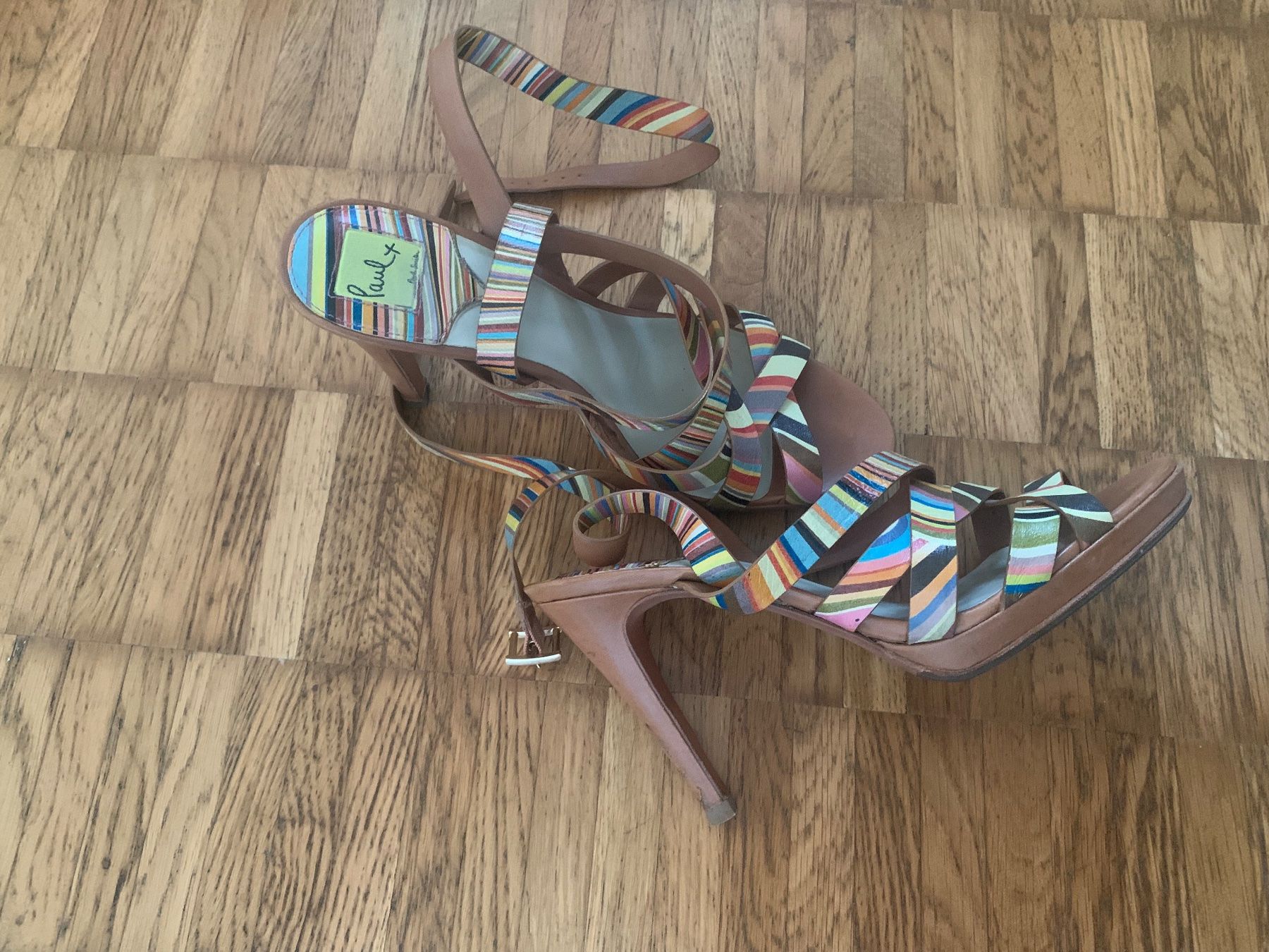 Scarpe da donna: Paul Smith iconic sandalen schuhe leder – Usato da Zürich venduto da Nikuska32