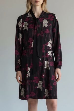 The Kooples Midi-Kleid – Blumenmuster – Grösse S