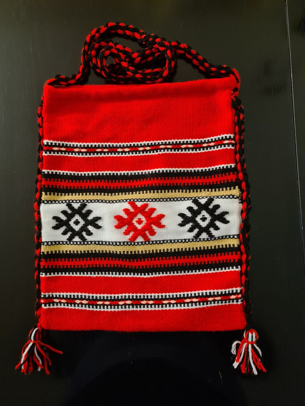 Borse: Stoff Tasche mit traditionellen Motiven – Usato da Lyss venduto da Phoenix_13