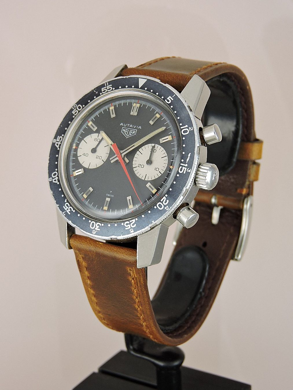 Orologi: 1970 Heuer Autavia 7763C 2nd exec. - serviced – Usato da Bern venduto da Vintage-Oyster 1