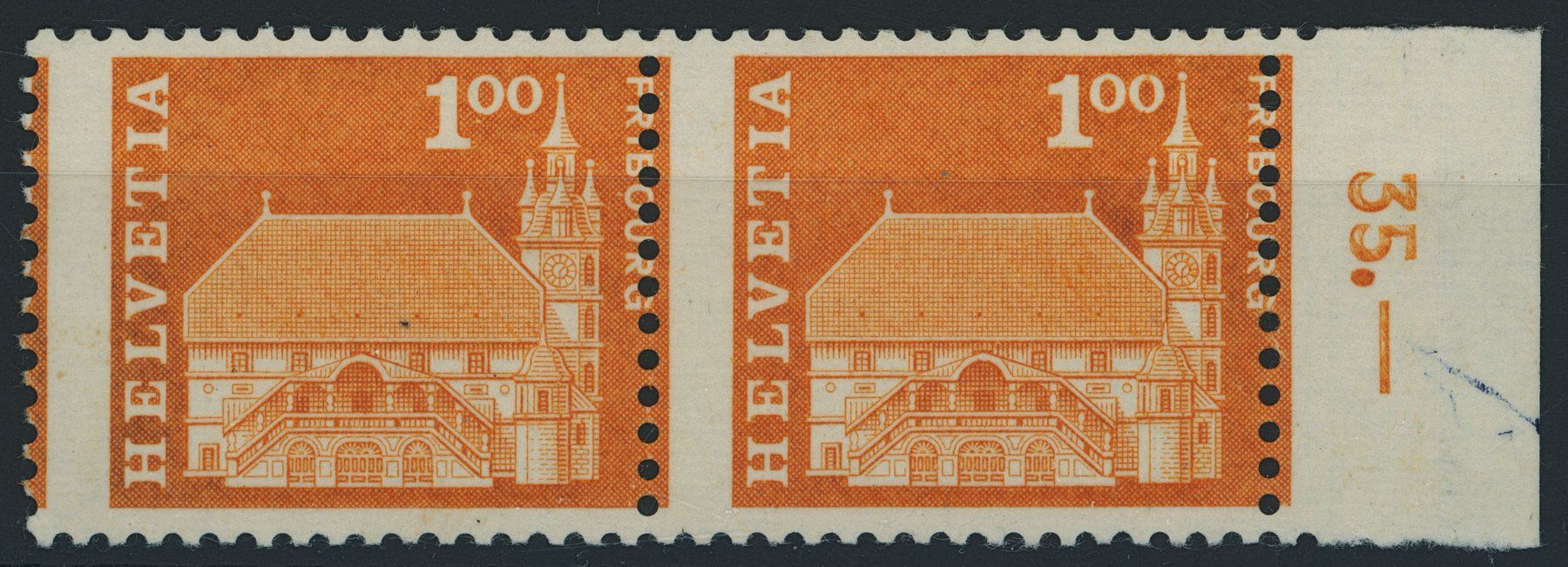 Tutti i francobolli: 1960 - Baudenkmäler - Abart - postfrisch ** – Nuovo (secondo la descrizione) da Schindellegi venduto da leecollect