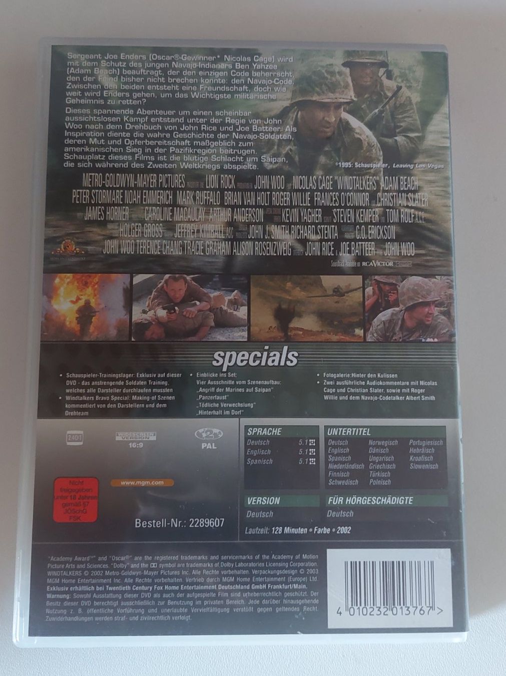 Alle DVDs: Windtalkers DVD – Gebraucht aus Erlinsbach von pfunky 1