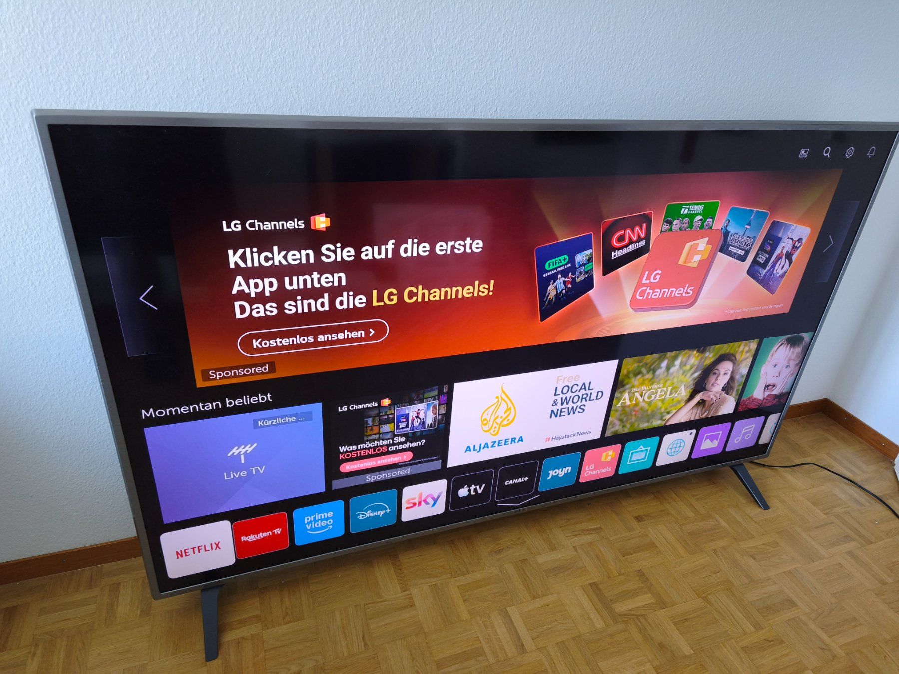 Fernseher: LG 82um7600 smart tv – Gebraucht aus Stein AG von zit_8sh8 1