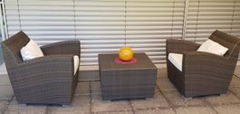 Zwei Dedon Sessel für Balkon/Terrasse (ohne Tisch)