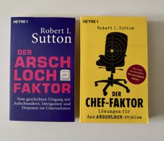 2 Bücher Robert I. Sutton Arschloch-Faktor Chef-Faktor