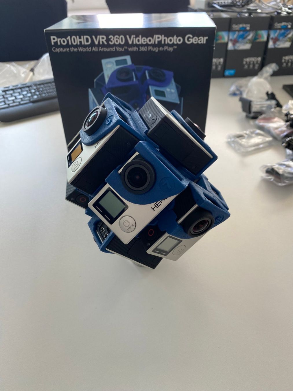360° Camera Frame mit 10 GoPro Hero 4 Black – Komplett-Set | Kaufen auf ...