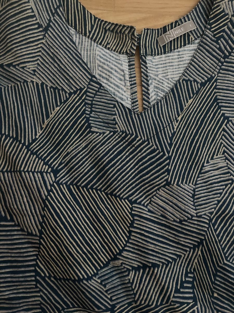 Nile Camicette: Nile Bluse Leinen neu! – Nuovo (secondo la descrizione) da St. Gallen venduto da elli18 2