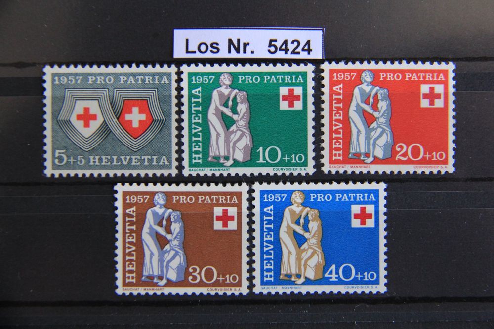 PP 1957 Serie Postfrisch Los 5424 (Neu (gemäss Beschreibung)) in Volken ...