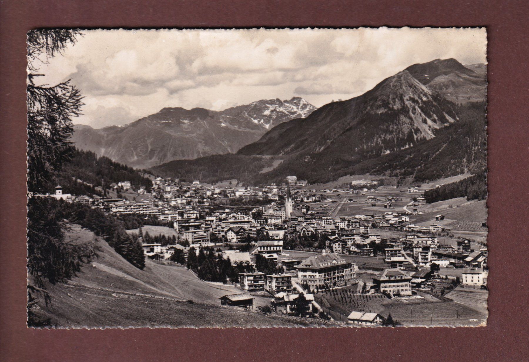 Cartoline postali: DAVOS - 1952 – Usato da Pully venduto da nicecards