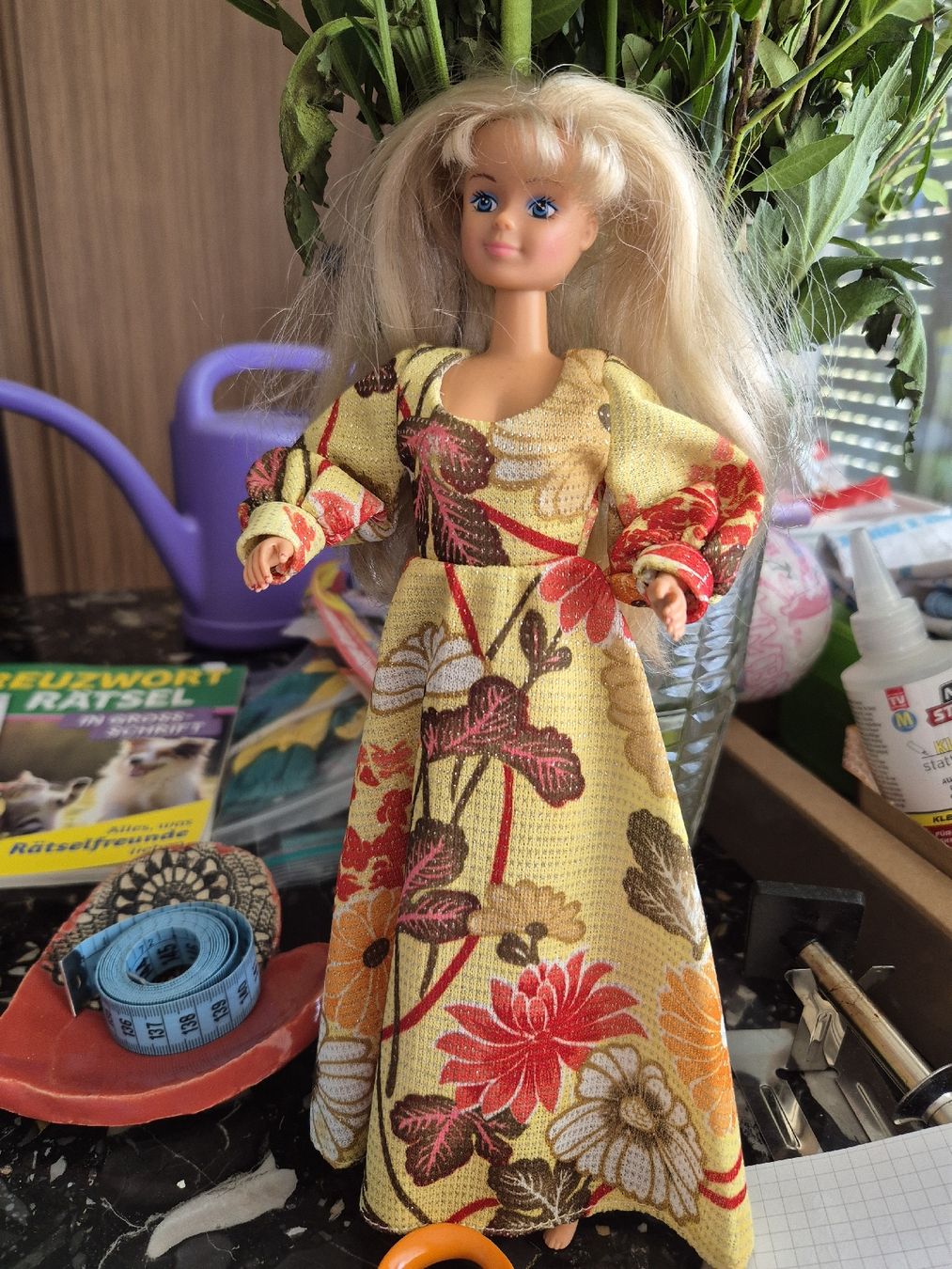 Poupées: Petra mit vintage Kleid – D'occasion à Aarau par Goldwitch