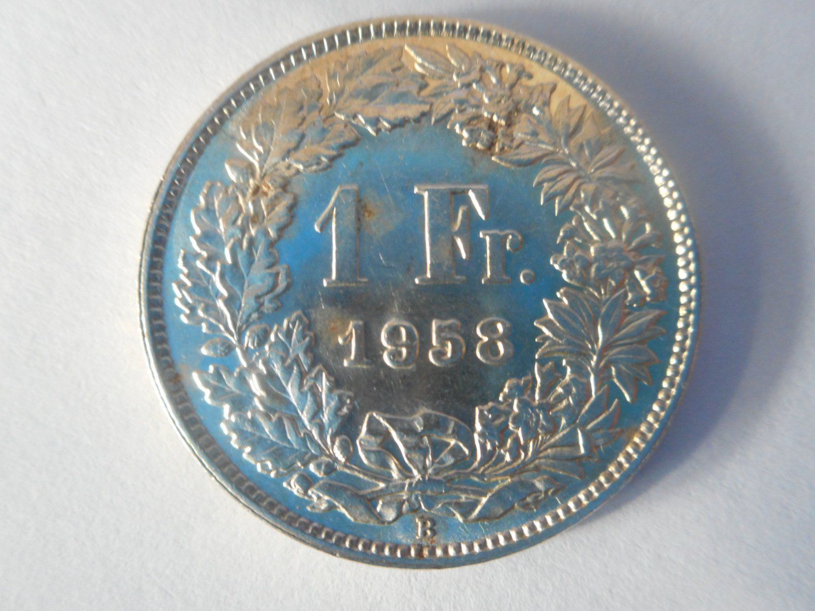 Tutti le monete: 1 Fr. 1958 silber  unz – Nuovo (secondo la descrizione) da Kriegstetten venduto da pizlad2010 1