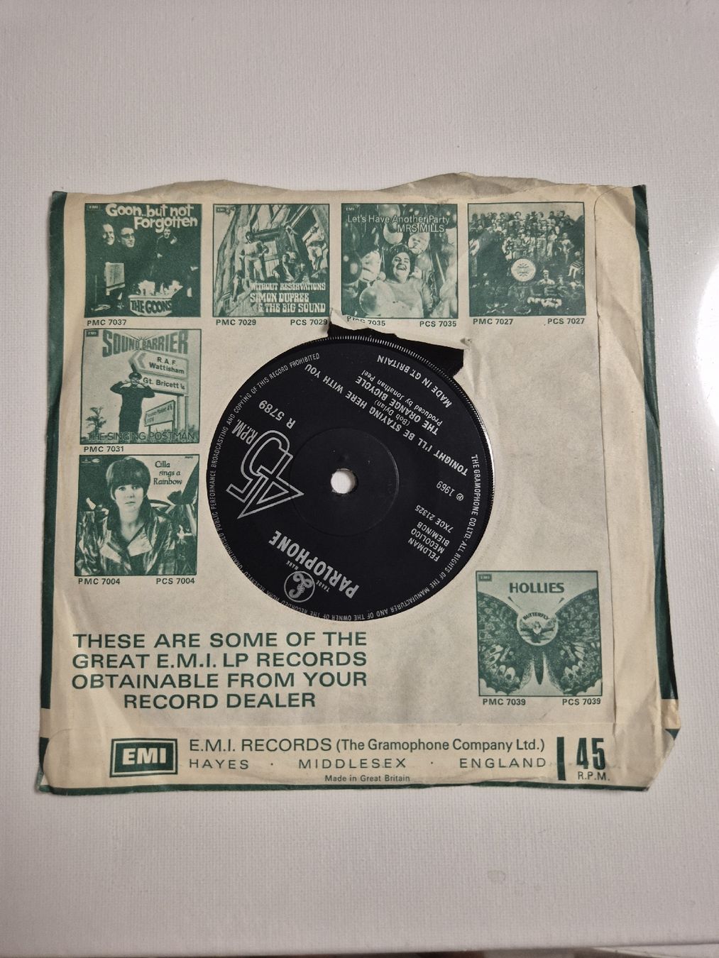 Dischi in vinile: The Orange Bicycle  - Last Cloud Home.. Single 7 – Nuovo (secondo la descrizione) da Uster venduto da newwave0 1
