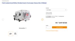 Hindermann Fahrradschutzhülle Concept Zwoo - Neuwertig