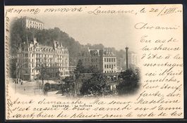 AK Lausanne, Le Solitude, 1900