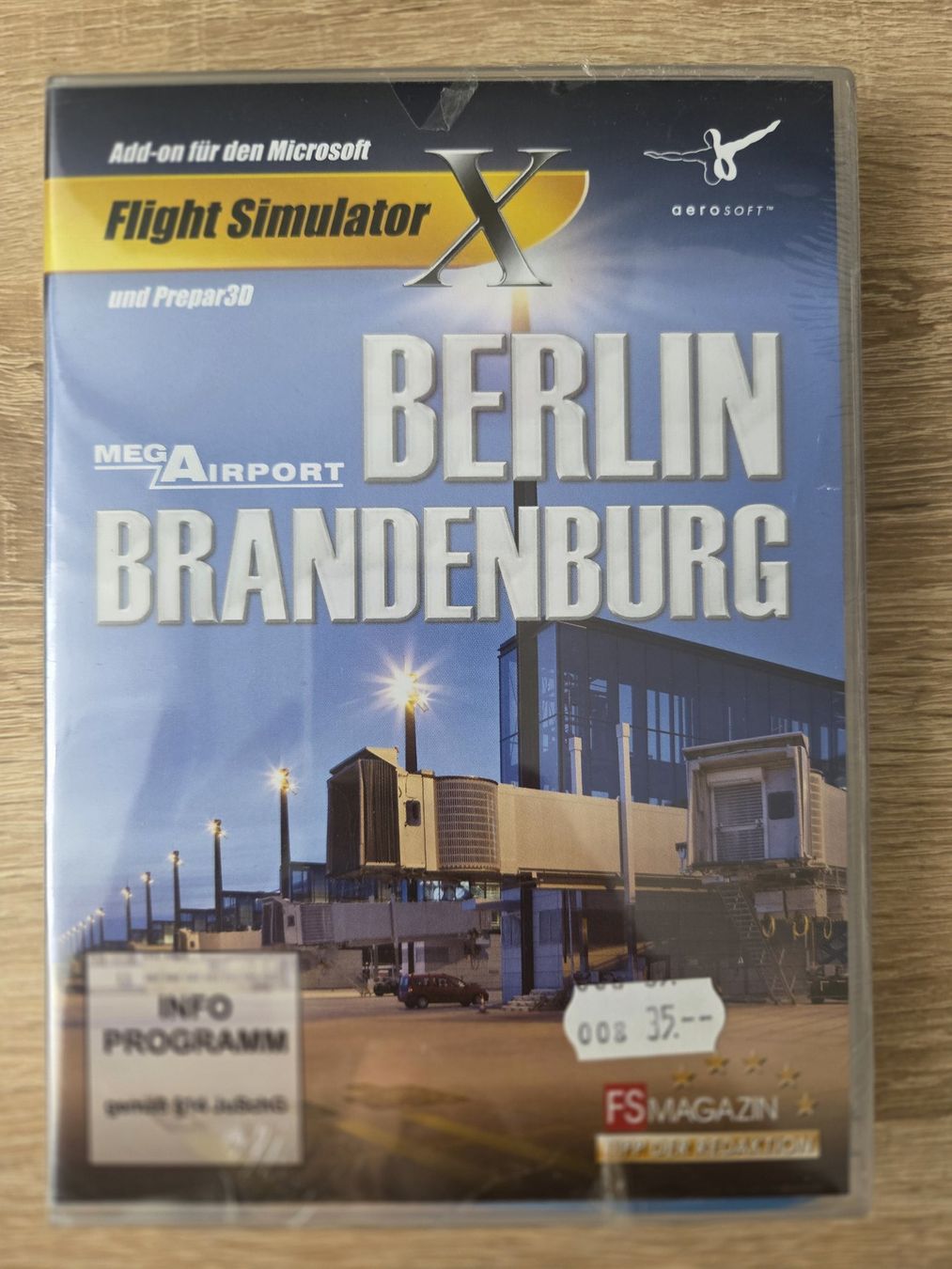 Giochi: Berlin Brandenburg for Flight Simulator X - PC - NEW – Nuovo e nell'imballaggio originale da Carouge GE venduto da Franllo