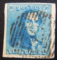 Belgien Kat. 2 gest. 1849 Kat. 60 Euro