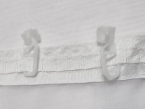 Rideaux: Vorhang, weiss mit feinem Muster – Neuf avec emballage d'origine à geroldswil par Gumball1 4