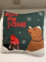 Christmas Pillow Cushion Dogs Winter Decoration New