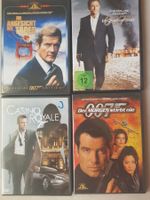 4 x James Bond 007 DVDs I - R. Moore, P. Brosnan & D. Craig