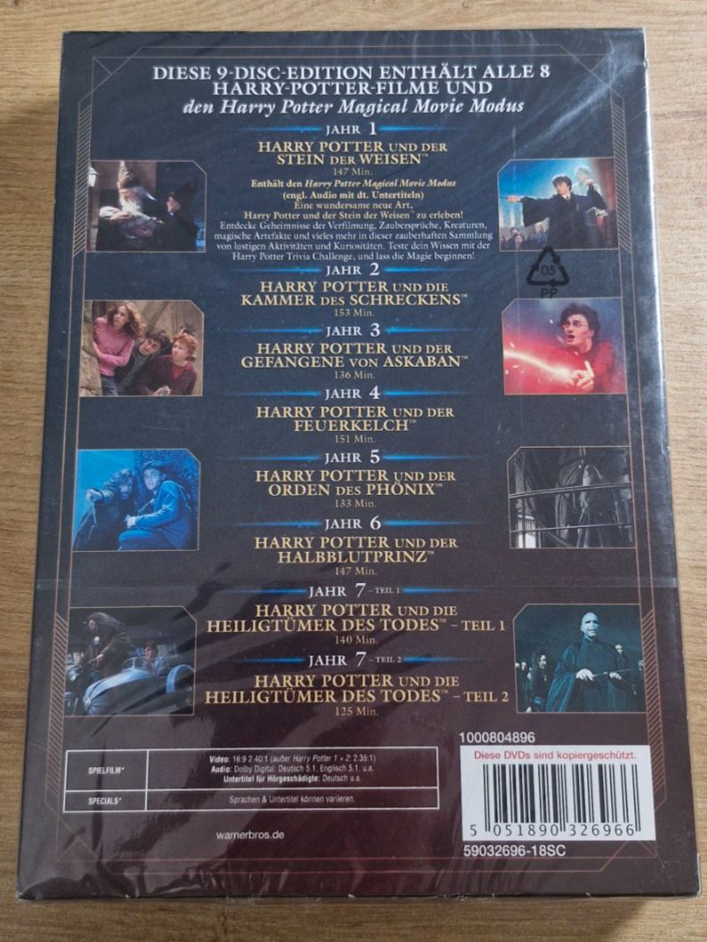 Tous les DVDs: Harry Potter Collection NEU OVP DVD – Neuf avec emballage d'origine à Pfungen par Whitie 1