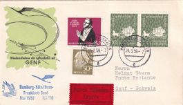 Erstflug Lufthansa Hamburg - Genf 1959